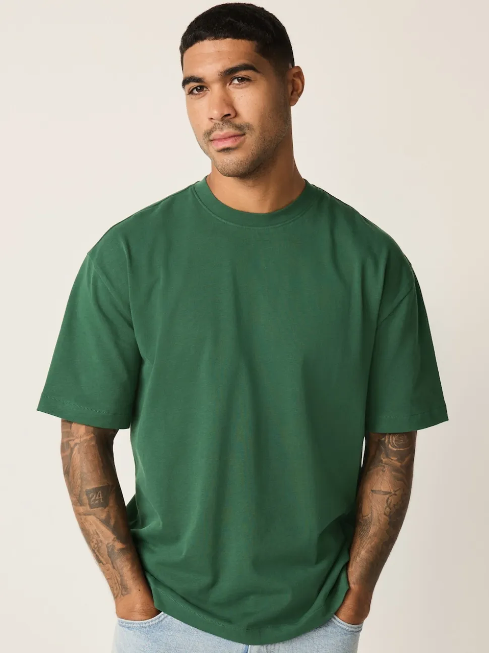 Forêt verte - Coupe ample - T-shirt épais