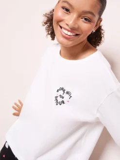 Friends Like These Pyjama à manches longues Cœur Bonne Nuit