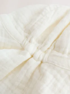 Froissé écru tissé - Chapeau de bébé (0mths-2yrs)