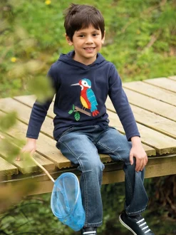 Frugi Jeans Concave Bleu à taille douce