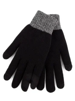 Gants d’hiver Smar Touch en maille extensible Totes homme avec intérieur brossé