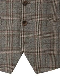 Gilet de costume à carreaux Skopes Haley