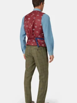 Gilet de costume Brook Taverner en laine à carreaux