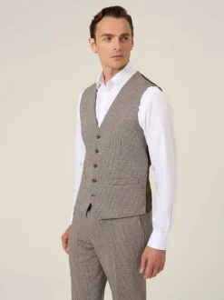 Gilet de costume Skopes Cannon Pied-de-poule