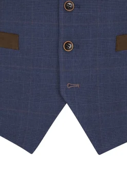 Gilet de costume Skopes Guildford Soft Touch à carreaux