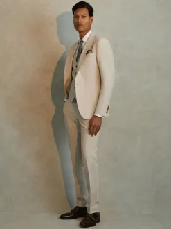 Gilet Reiss Belmont W habillé à simple boutonnage