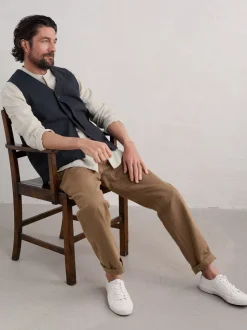 Gilet Seasalt Cornwall Metern en coton homme coupe standard