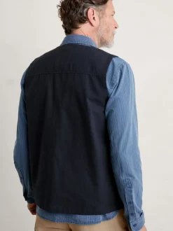 Gilet Seasalt Cornwall Metern en coton homme coupe standard