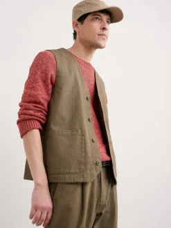 Gilet Seasalt Cornwall Tollgate en lin et coton Blend