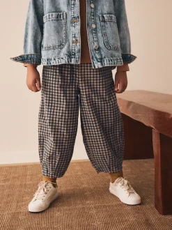 Gingham Brun - Pantalon en velours côtelé à enfiler (3-16ans)