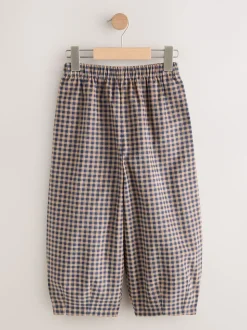 Gingham Brun - Pantalon en velours côtelé à enfiler (3-16ans)