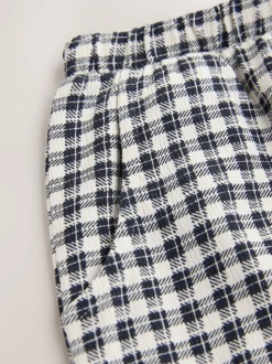 Gingham noir/blanc - Pantalons Coupe ballon texturés (3mths-7yrs)