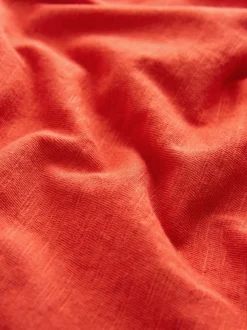 Gingham rouge - T-shirt à manches courtes avec poche (3mois7ans)