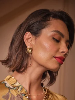 Grandes boucles d’oreilles FatFace fleurs