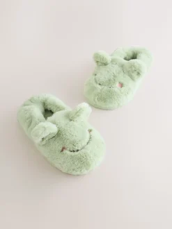 Grenouille verte - Slippers de caractère