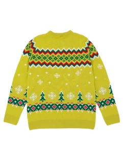 Grinch de Noël vert - Vanilla Underground Pull de Noël en maille pour adulte licencié homme