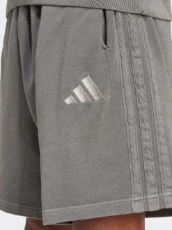 Gris - adidas All SZN French terry délavé 100% coton 8 pouces