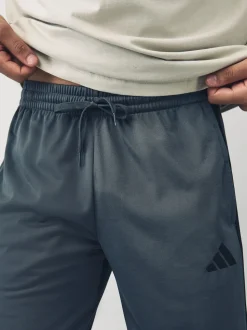 Gris - adidas Coupe classique 3-Rayure Tricot à ourlet ouvert Survêtement