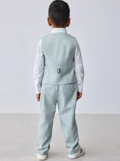 Gris - Baker by Ted Baker Ensemble Gilet Chemises et Pantalons