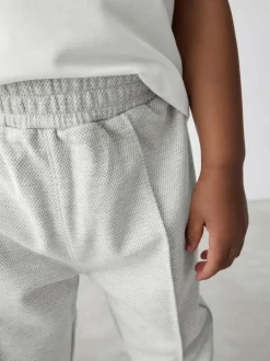 Gris - Baker by Ted Baker ensemble 3 pièces T-shirt, veste et pantalons texturés