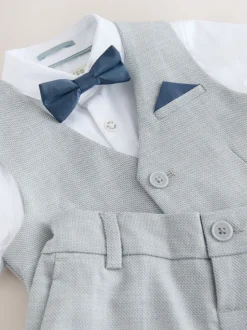 Gris - Baker by Ted Baker Ensemble chemise, gilet et short