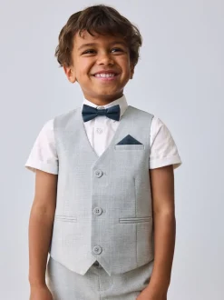 Gris - Baker by Ted Baker Ensemble chemise, gilet et short