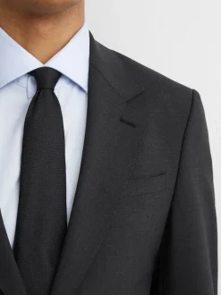 Gris - Blazer de costume Reiss Promise à simple boutonnage en laine Blend, coupe habillée