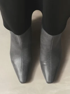 Gris - Bottines à talons Forever Comfort® avec bout ciselé
