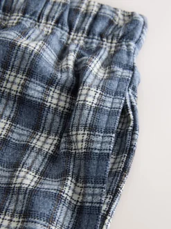 Gris à carreaux Grindle - Bas de pyjama Motionflex douillet à poignets