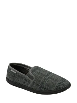 Gris - Chaussons Dunlop Homme à double gousset