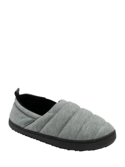 Gris - Chaussons Dunlop pleins en nylon