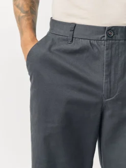 Gris - Coupe ample - Pantalon chino stretch