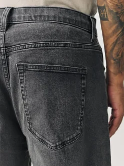 Gris - Coupe ballon - Jean stretch classique