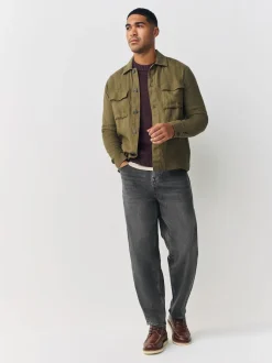 Gris - Coupe ballon - Jean stretch classique