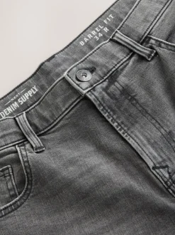 Gris - Coupe ballon - Jean stretch classique