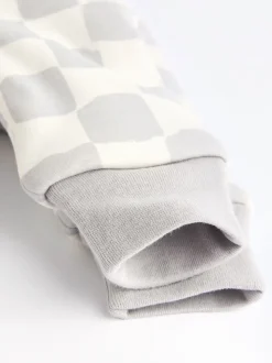 Gris à damier - 2.5 TOG Combinaison de nuit matelassée Bébé