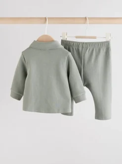 Gris - Ensemble polo et legging bébé (0mois-2ans)