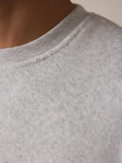 Gris - Ensemble pyjama à manches courtes en éponge