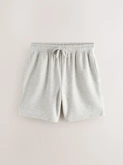 Gris - Ensemble pyjama à manches courtes en éponge