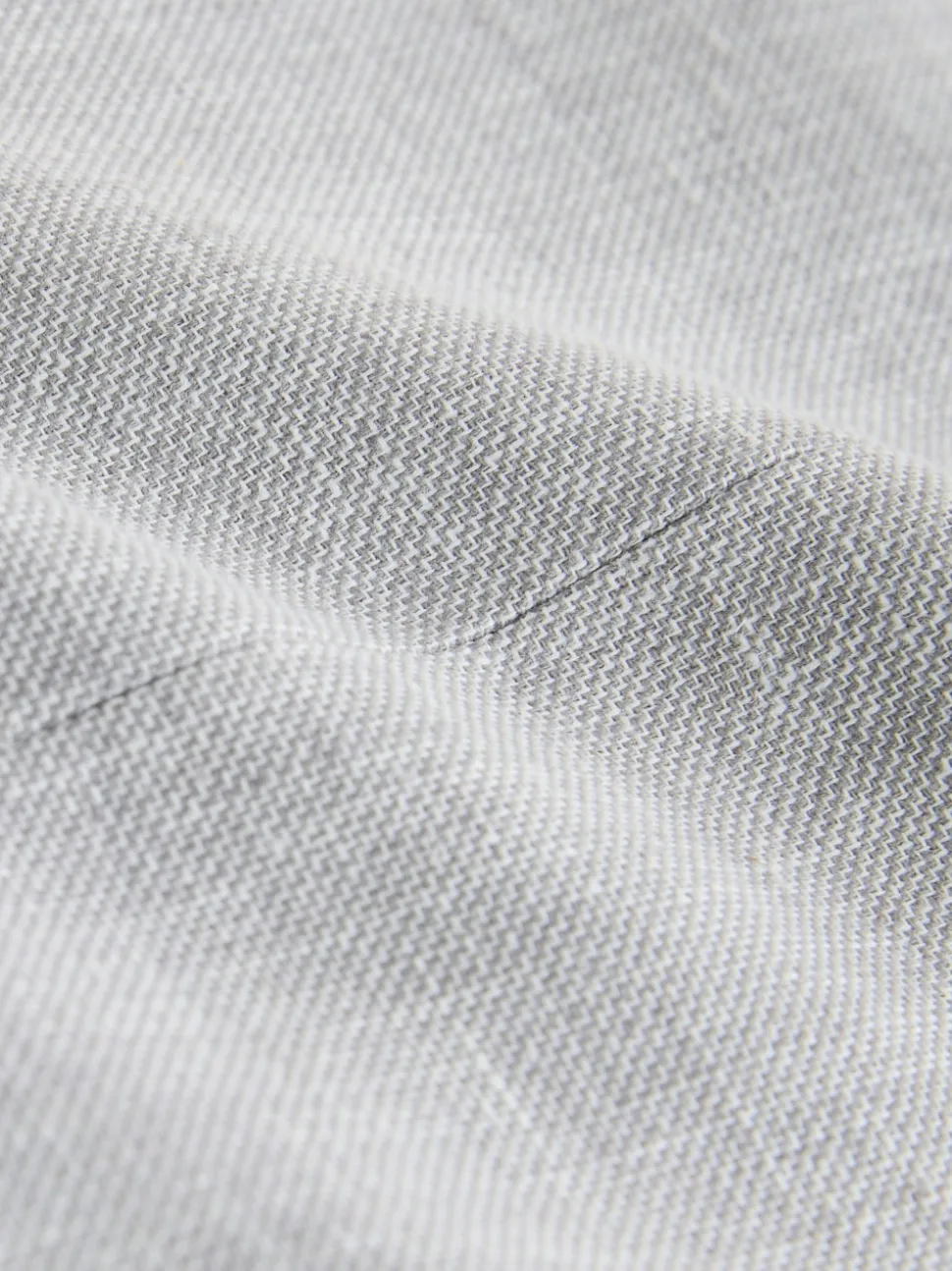 Gris - Gilet de costume en lin Blend texturé