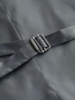 Gris - Gilet de costume en flanelle