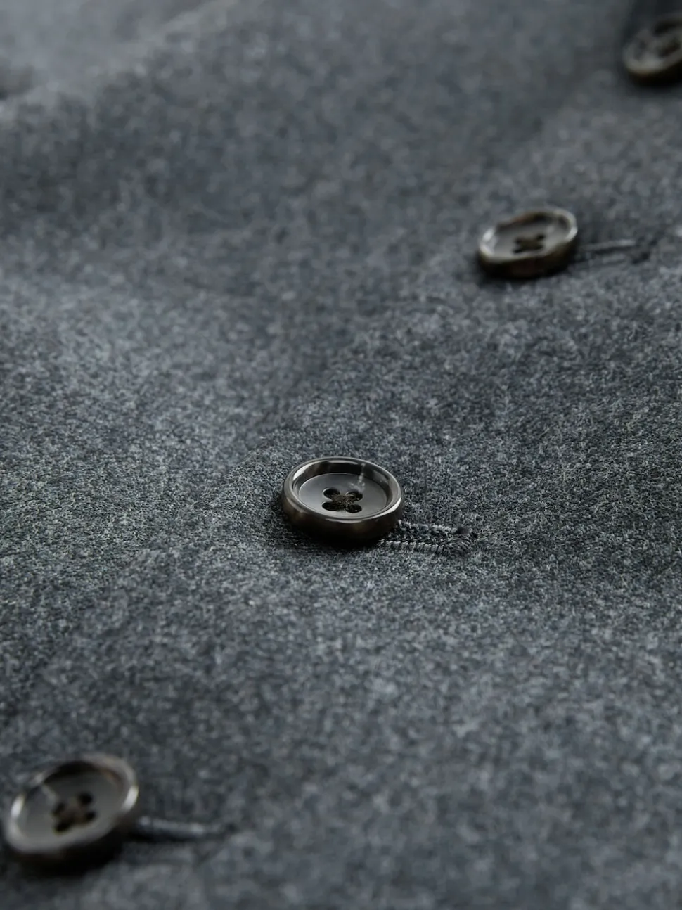 Gris - Gilet de costume en laine mérinos mélangée