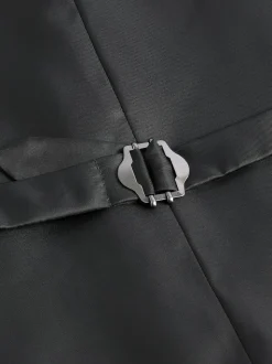 Gris - Gilet de costume en flanelle de laine et cachemire mélangés Signature Zignone