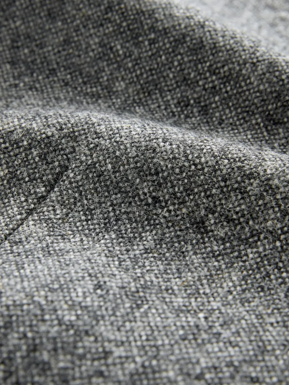 Gris - Gilet de costume Signature Abraham Moon 100% laine britannique Donegal