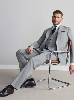 Gris - Gilet de laine Signature Nova Fides