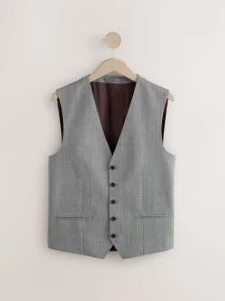 Gris - Gilet de laine Signature Nova Fides