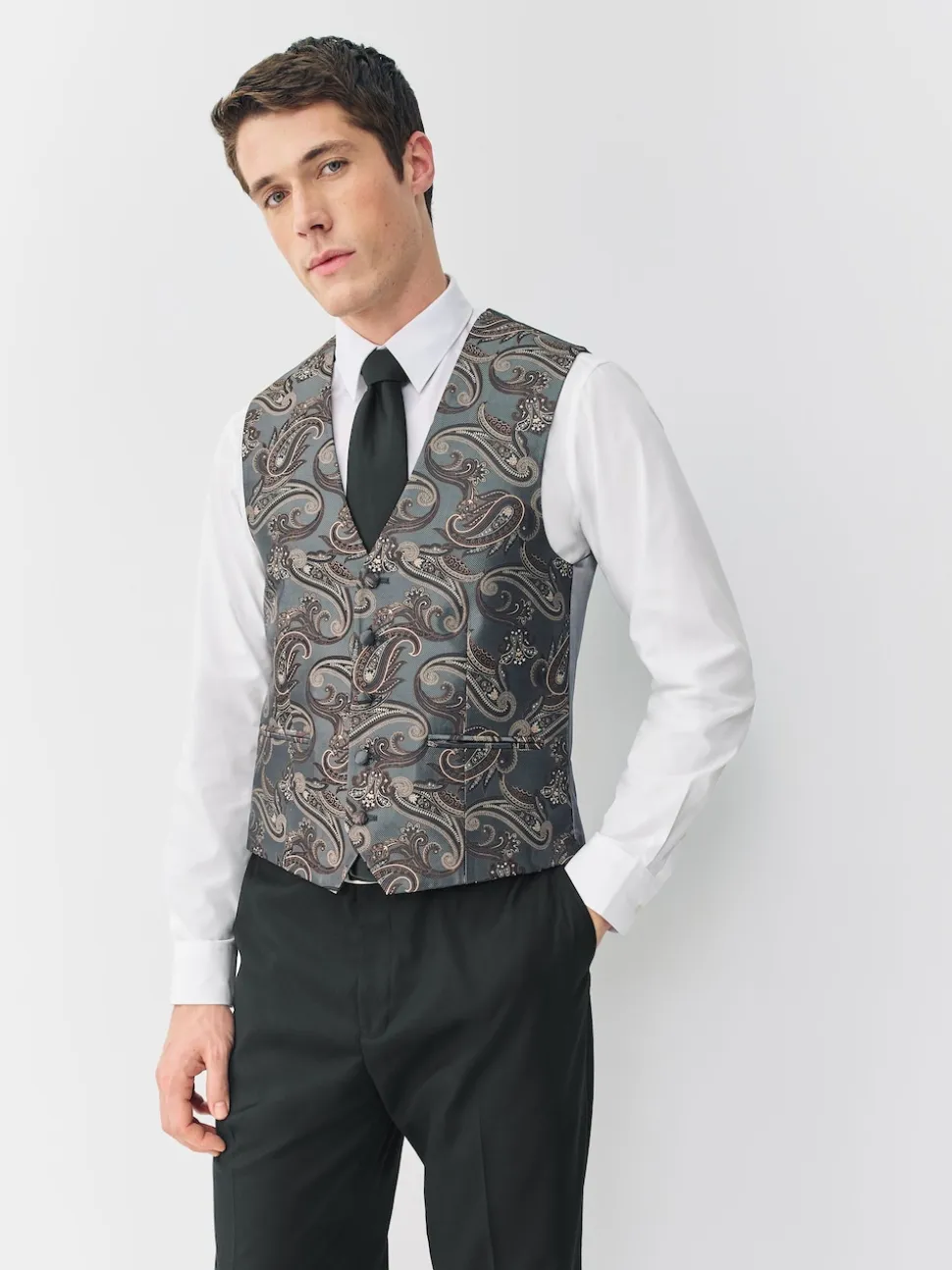 Gris - Gilet Grande occasion