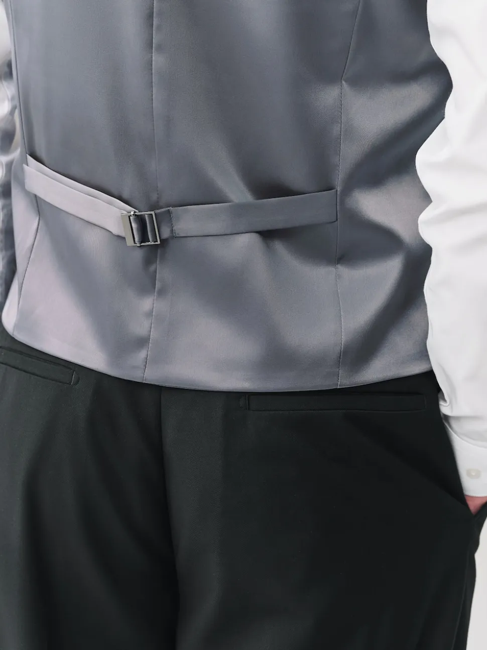 Gris - Gilet Grande occasion