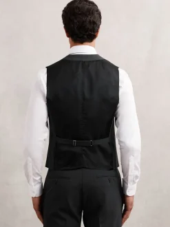 Gris - Gilet Reiss Promise habillé en laine Blend