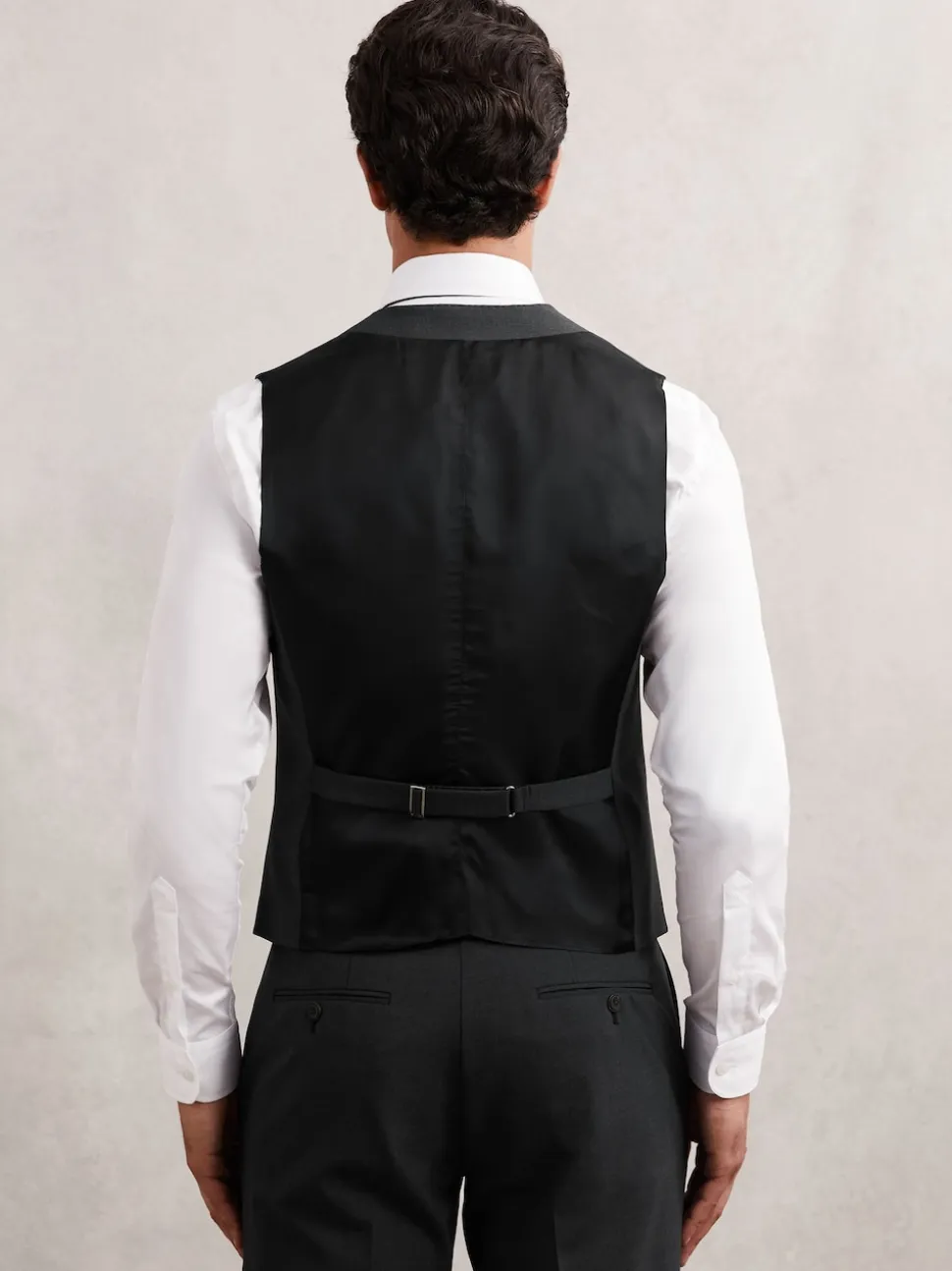 Gris - Gilet Reiss Promise habillé en laine Blend